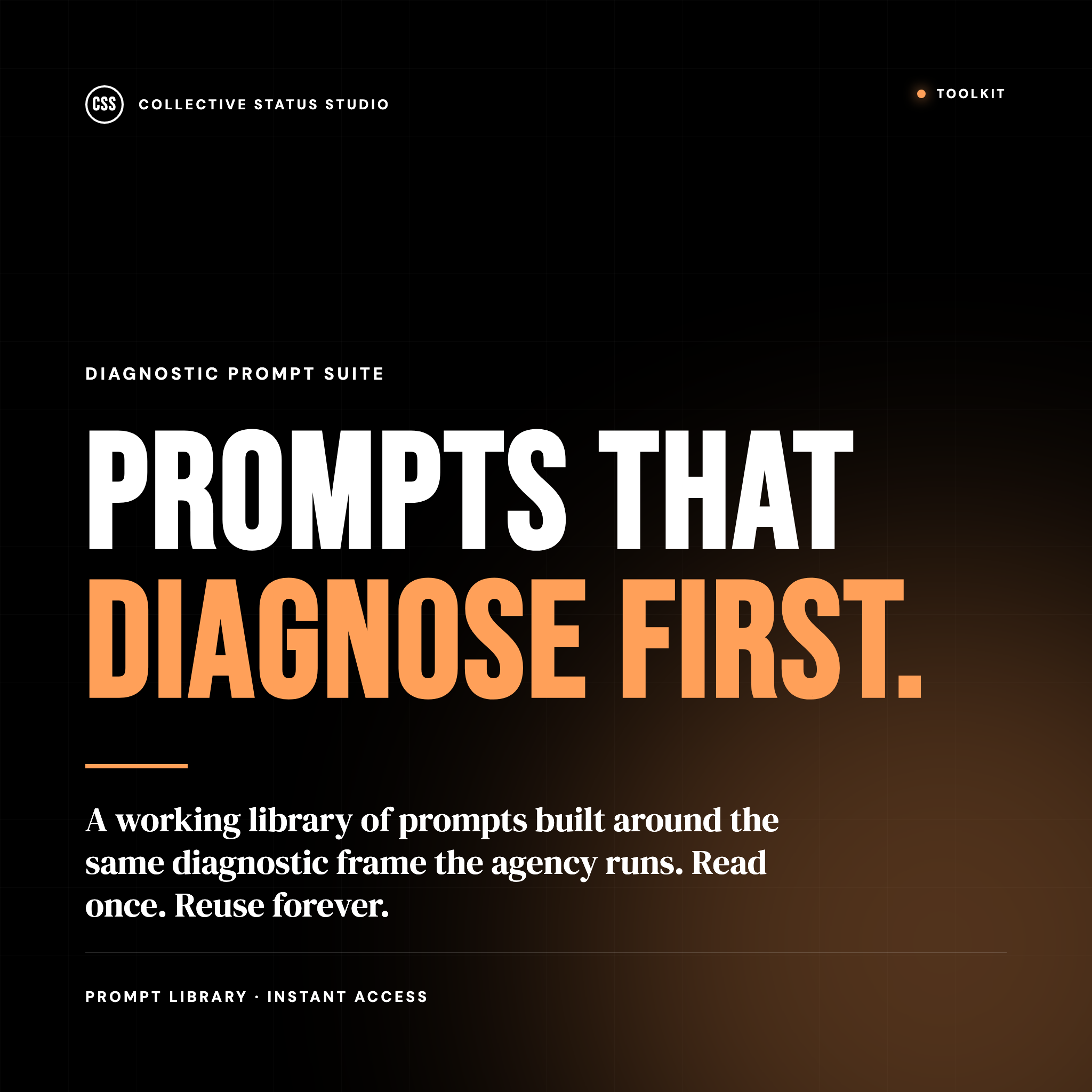 Diagnostic Prompt Suite