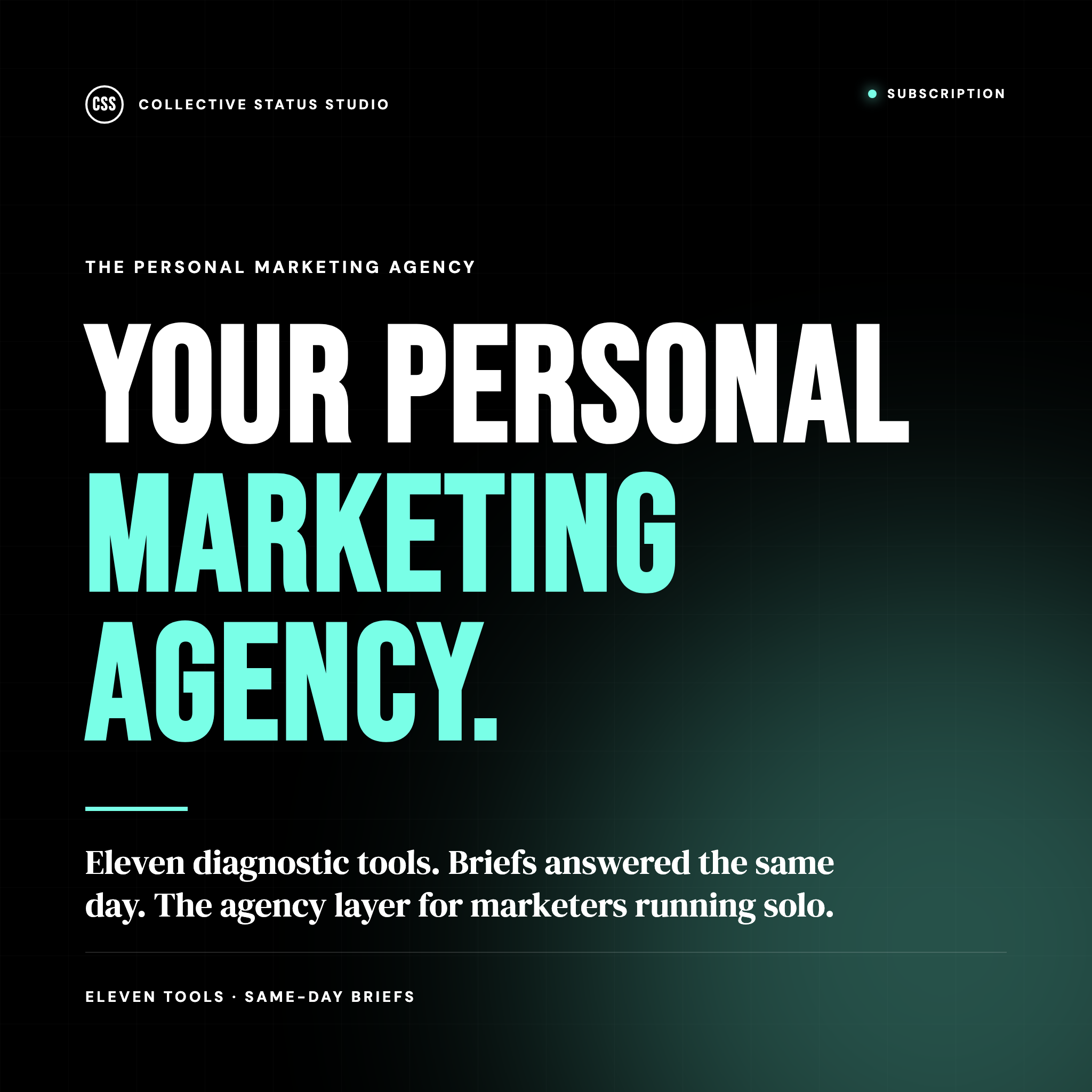 The Personal Marketing Agency — Founding Member